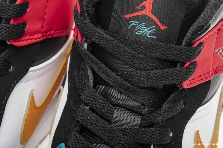 Multi-Color 1 Bred Jordan Mid 554724-125  1231